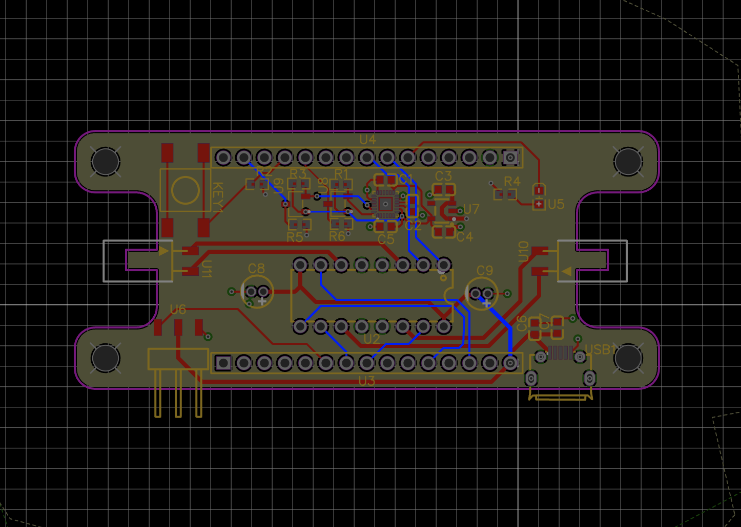 Motor driver & sensor board, view 1